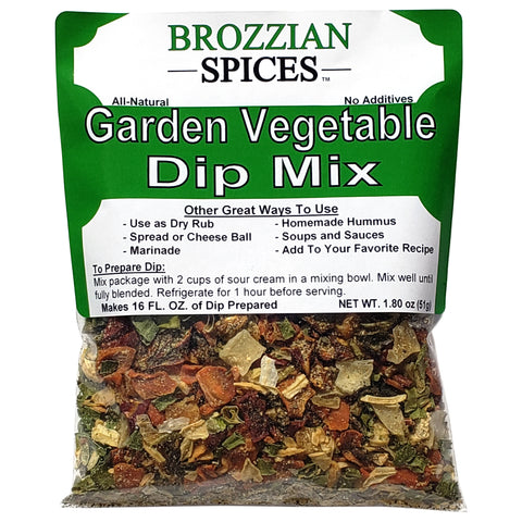 Garden Vegetable Dip Mix